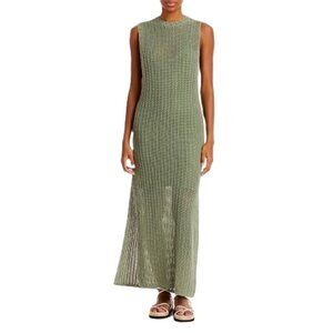 Rag & Bone Riley Open Knit Midi Dress